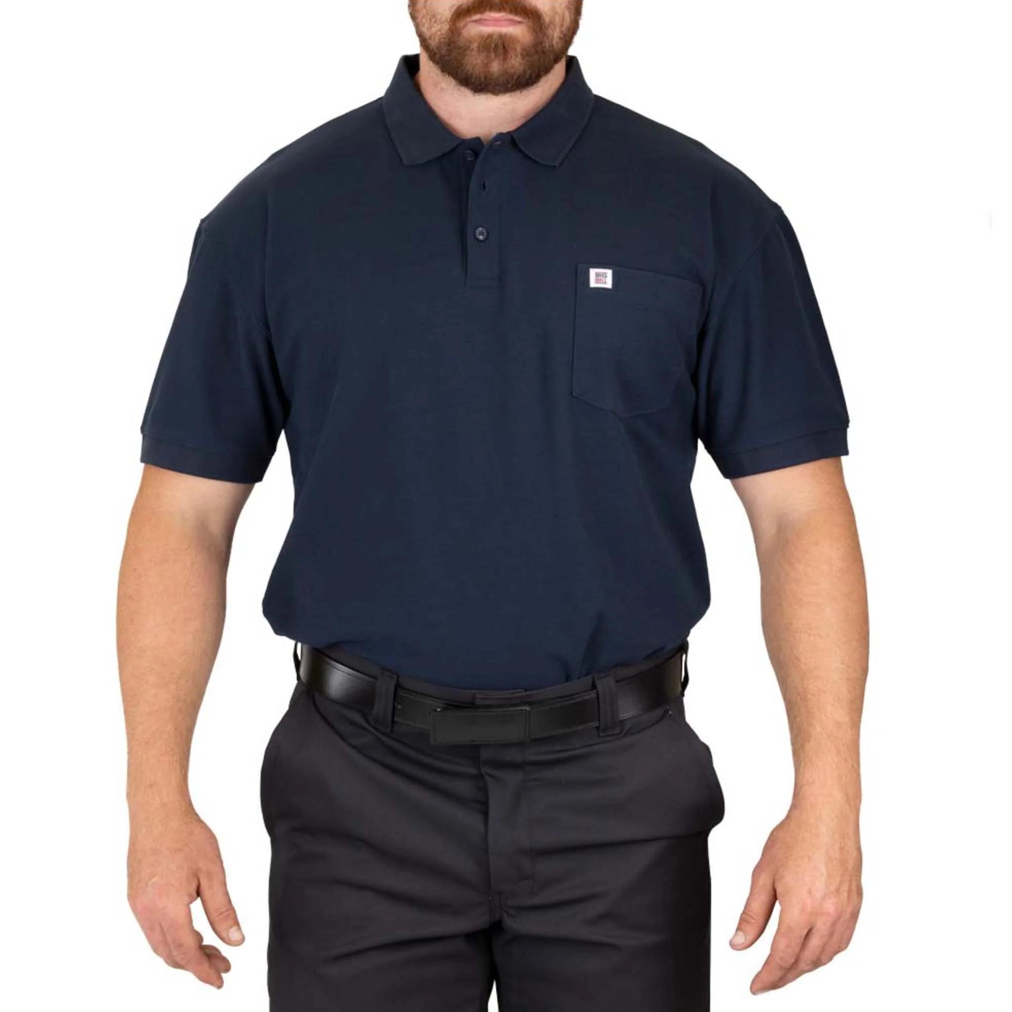 Classic BIG BILL® Pique Polo - Navy - Image 5