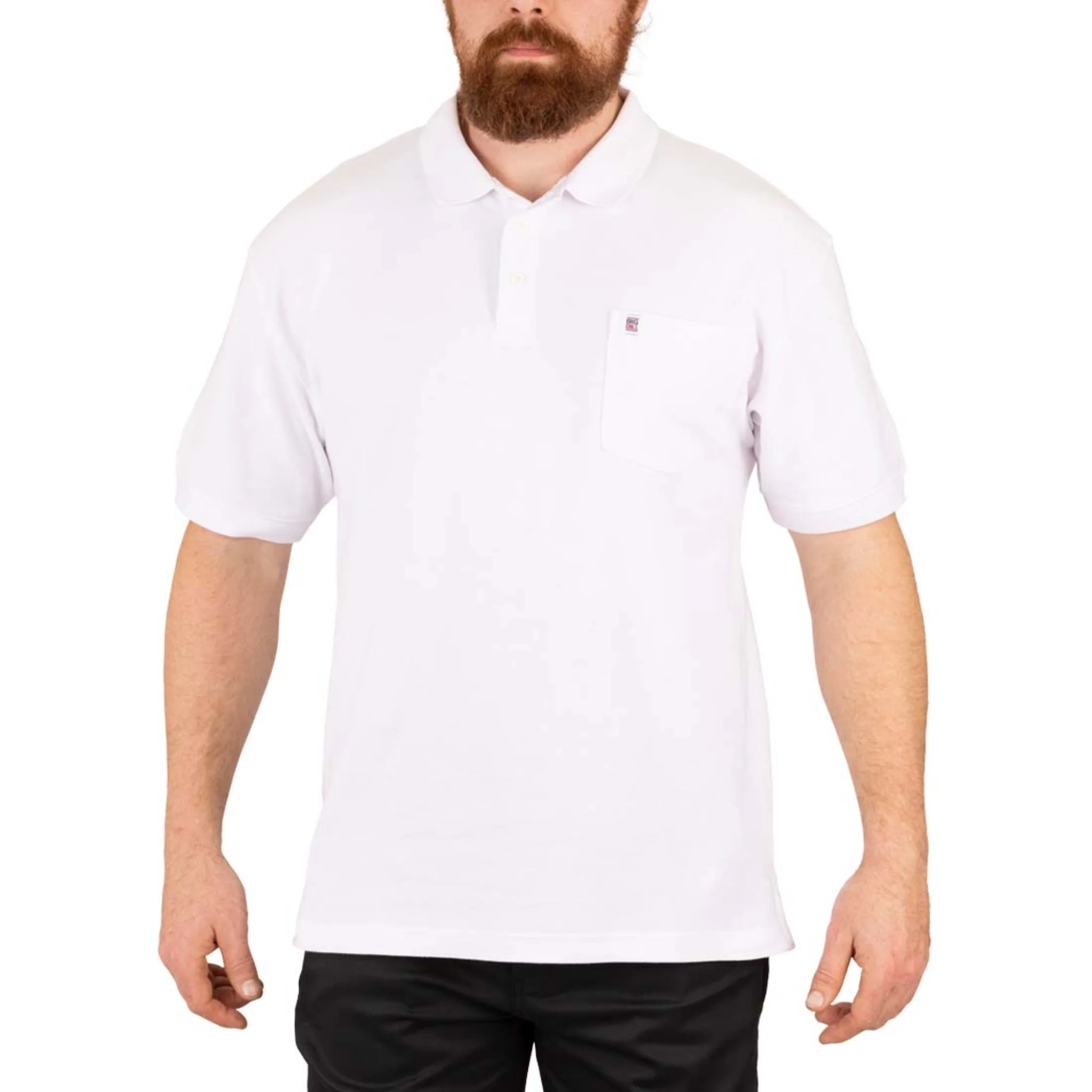 Classic BIG BILL® Pique Polo - White - Image 3