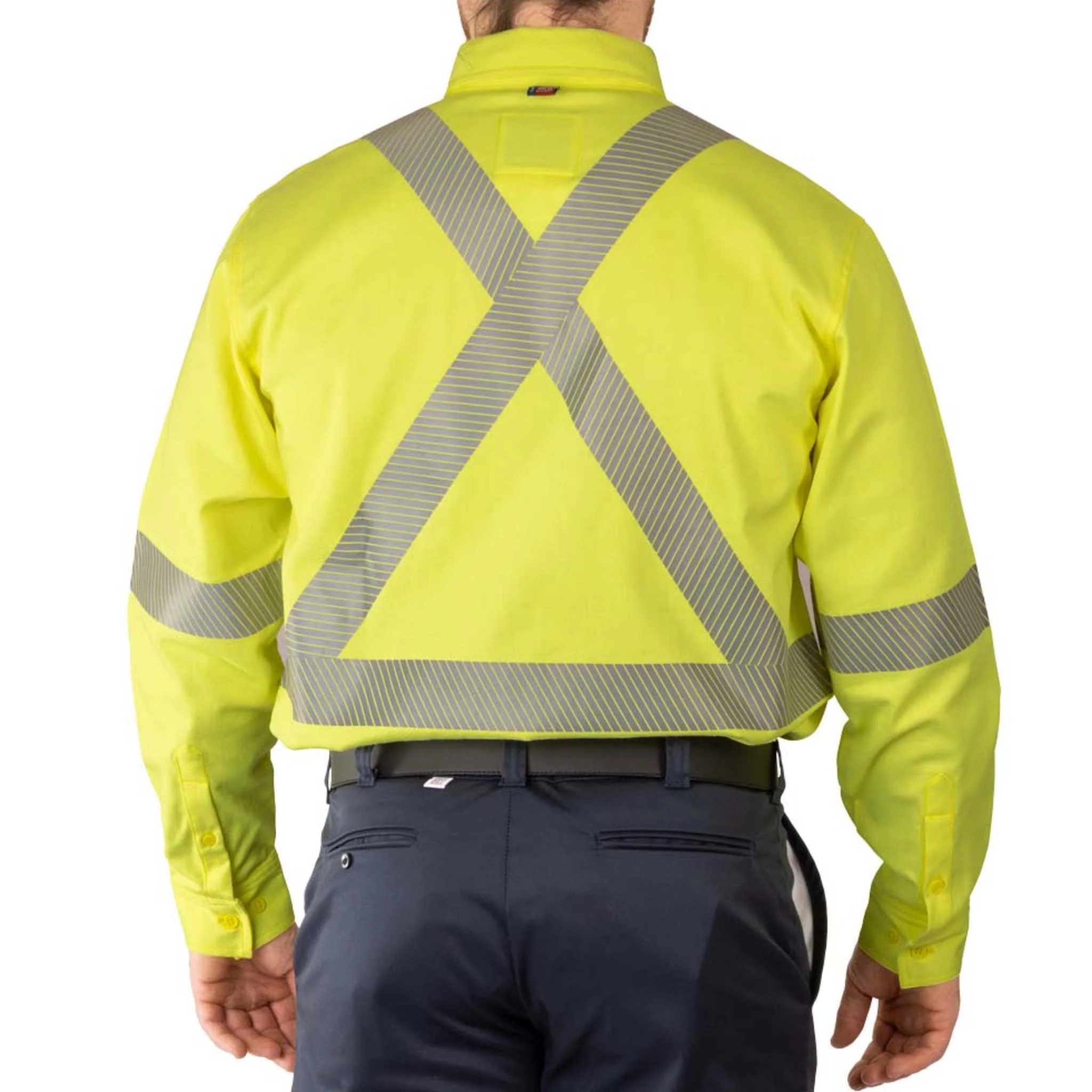 FR PRO® Button-Down Dress Shirt - Yellow - Image 4